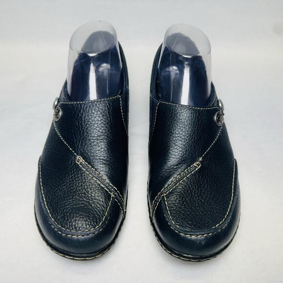 Clarks Bendables Ashland Lane Loafers Shoes Women's Size 9 M Dark Blue Slip Ons - Picture 5 of 10
